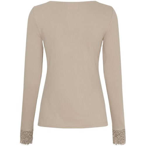 Toppar - Dee Lace Blouse -Sand